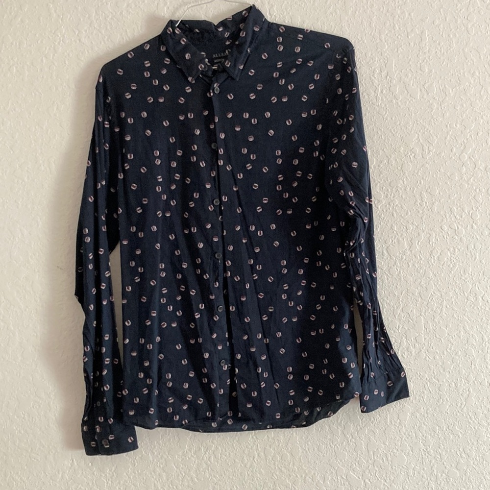 Allsaints soft comfortable thin and breatheable button down